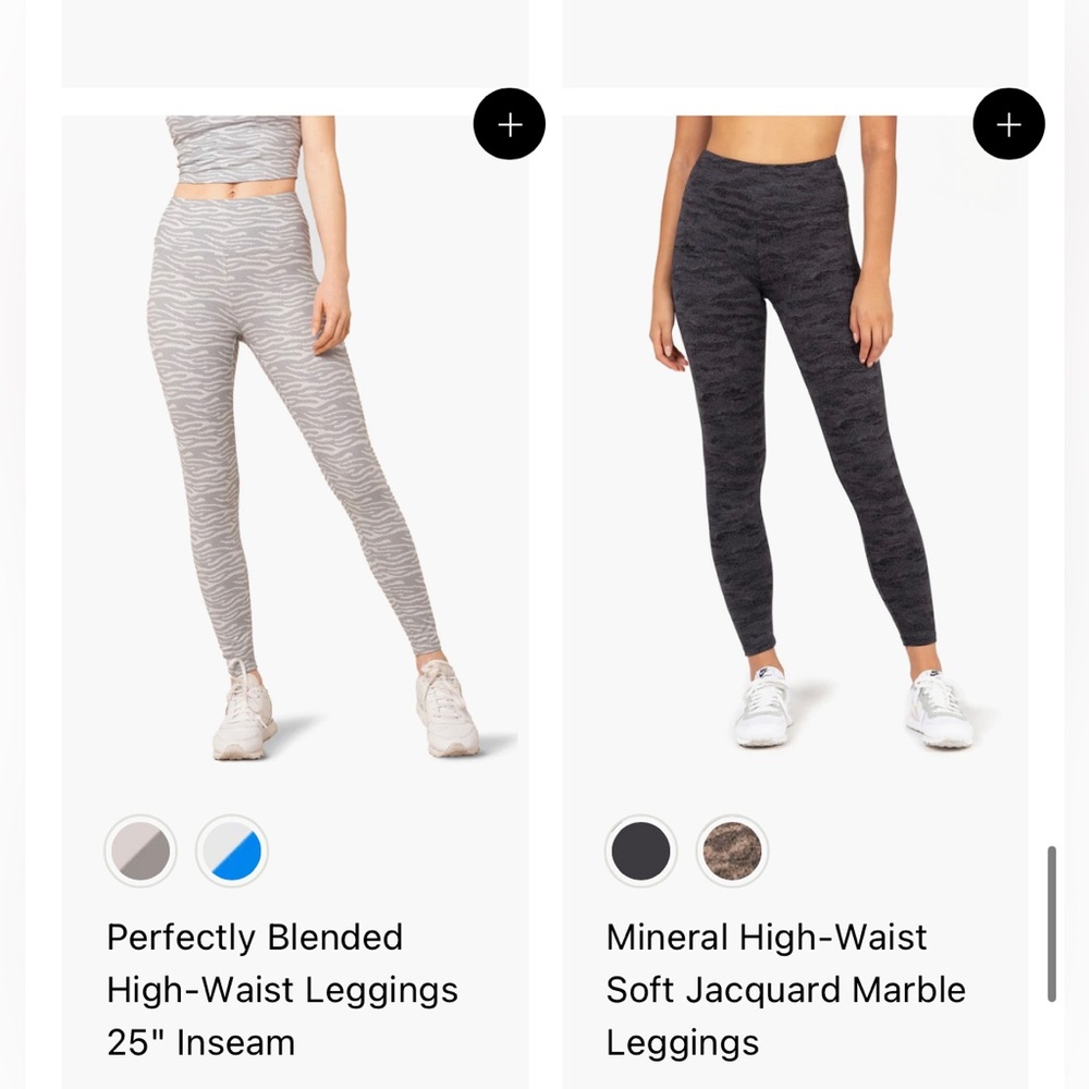 Kyodan Marble Black to Navy Blue Leggings